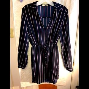 Lush pinstripe summer Dress